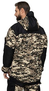Костюм Huntsman Горка-3 combo В-003/черный смесовая рип-стоп - фото 17