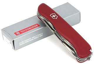 Нож Victorinox Picknicker серрейторная заточка красный - фото 2