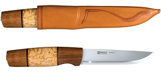 Нож Helle 90 Brakar фикс. клинок 10.8 см рукоять береза - фото 1