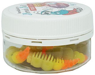 Приманка Boroda Baits Larva XL цв.фисташка/лимон/оранжевый 8шт - фото 1