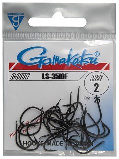 Крючок Gamakatsu LS-3510F black №2 - фото 1