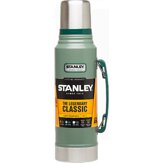 Термос Stanley Classic 1л темно-зеленый - фото 1
