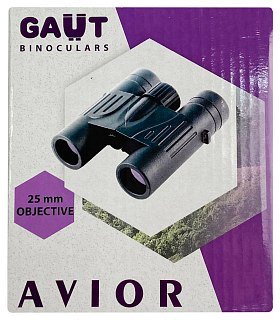 Бинокль Gaut Avior 10x25 Roof-призмы BK7 черный  - фото 9