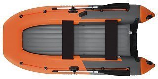 Лодка Boatsman BT340A надувная графитово-оранжевый