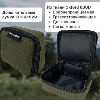 Набор сумок Riverzone для аксессуаров Tackle bag small 4 - фото 5