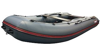Лодка Хантер 390А НДНД серый - фото 2