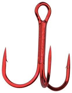 Крючок Gamakatsu тройной 13R Treble red №6