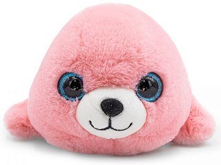 Игрушка Mimis Нерпа Пушистик макси розовый 28см - фото 2