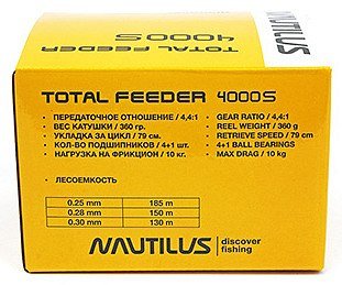 Катушка Nautilus Total Feeder NTF4000S Com - фото 8