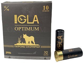 Патрон 12х70 Технодинамика Игла-Оптимум 0 32 гр 1/25