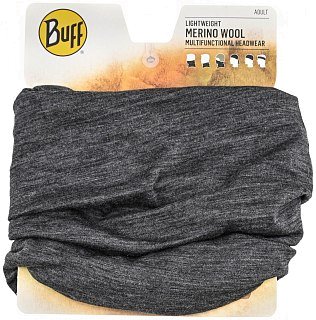 Бандана Buff Lightweight merino wool solid grey