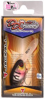 Воблер Jackall DD Chubby 38 uv mat silver tiger