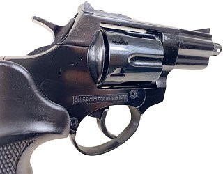 Револьвер Курс-С Таурус-S 10ТК сигнальный 2,5" 5,5мм черный - фото 5