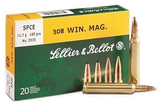 Патрон 308Win Sellier&Bellot 11,7 SPCE 1/20