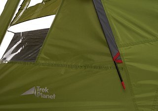 Палатка Trek Planet Bergamo 4 зеленый - фото 7