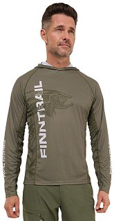 Лонгслив Finntrail Wave Big Fish 6609 Khaki - фото 4