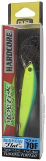 Воблер Yo-Zuri Duel hardcore minnow flat 70F F1125 BCL