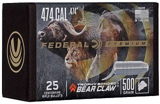 Патрон 470 Nitro Express Federal Trophy Bonded Bear Claw 32,40гр
