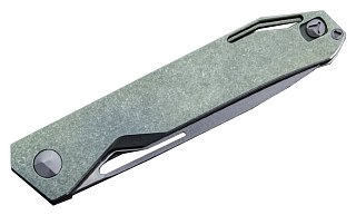 Нож Mr.Blade Keeper M390 titanium handle складной green - фото 2