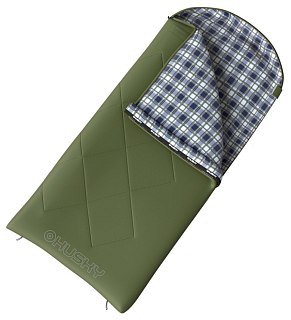 Спальный мешок Hasky Gary - 5С 220x90 зелёный левый - фото 1