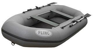 Лодка Flinc F280L надувная серый - фото 1