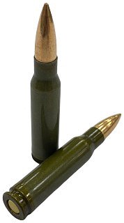 Патрон 308Win БПЗ FMJ латунь 11,5г Кентавр лак гильза - фото 2