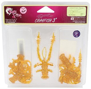 Приманка Crazy Fish Crayfish 3" 34-75-9-6
