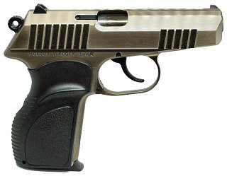 Пистолет УМК П-М17ТМ 9РА ОООП рукоятка дозор новый дизайн нержавеющий один штифт - фото 1
