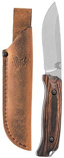 Нож Benchmade Hunt Saddle Mountain Skinner фикс клинок дерево - фото 2