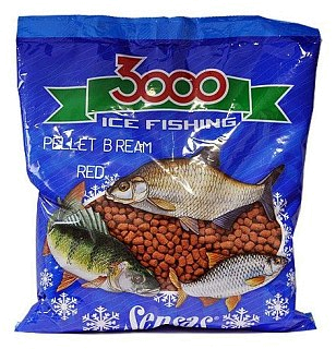 Пеллетс Sensas 3000 Bream red 0,4кг зимний