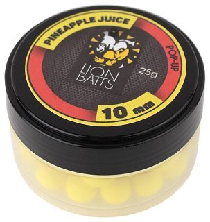 Бойлы Lion Baits pop-up Pineapple juice 10мм 25гр