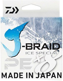 Шнур Daiwa J-Braid Ice Special X8E 0.06мм 50м Island Blue
