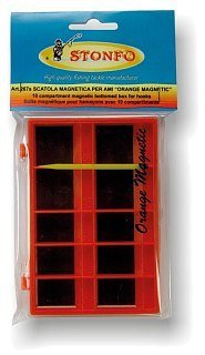 Коробка Stonfo Orange magnetic магнитная 120х80х13мм 10 отделений - фото 2