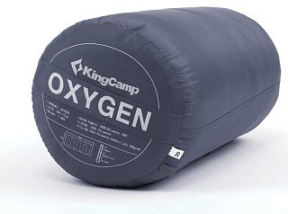 Спальник King Camp Oxygen 3DWarmLoft серый левый - фото 4