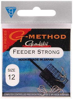 Крючок Gamakatsu G-Method feeder strong bronze №12