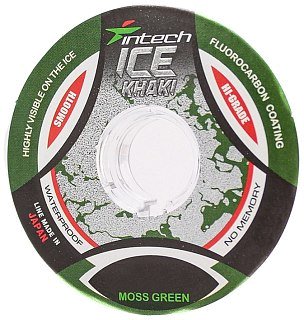 Леска Intech Ice Khaki moss green 50м 0.223мм 4.3кг - фото 2