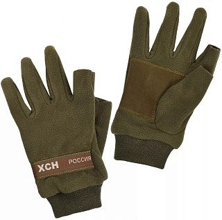 Перчатки ХСН Hunter-280 флис хаки - фото 1