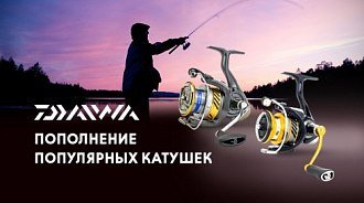 Пополнение популярных катушек Daiwa