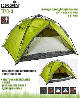 Палатка Norfin Tench 3 NF - фото 9