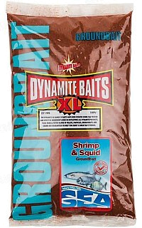 Прикормка Dynamite Baits Sea ground bait shimp & squid 1кг