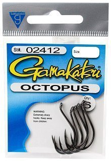 Крючок Gamakatsu SW Octopus black №5/0