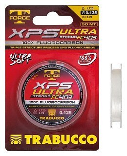 Леска Trabucco T-force ultra strong FC403 50м 0.185мм