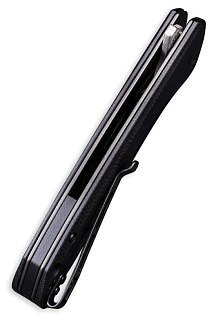 Нож Civivi Baklash Flipper Knife G10 Handle (3.5" Damascus Blade) black  - фото 8