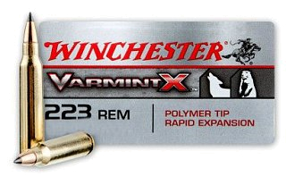 Патрон 223Rem Winchester Varmint X polymer tip 3,56г - фото 1