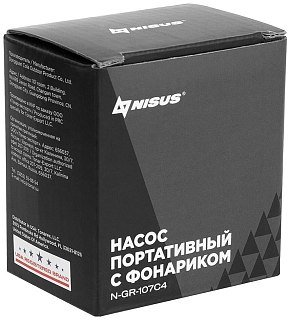 МП Насос портативный с фонариком (N-GR-107C4) NISUS - фото 14
