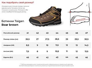 Ботинки Taigan Boar brown  - фото 9