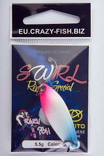 Блесна Crazy Fish Swirl №40 5.5гр - фото 5