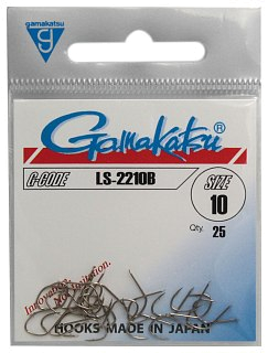 Крючок Gamakatsu LS-2210B bronze №10 - фото 1
