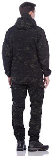 Куртка Huntsman Горка-3 черный демисезонный мультикам смесовая - фото 2
