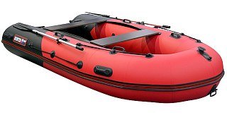 Лодка Хантер 350 Про красно-черный - фото 4